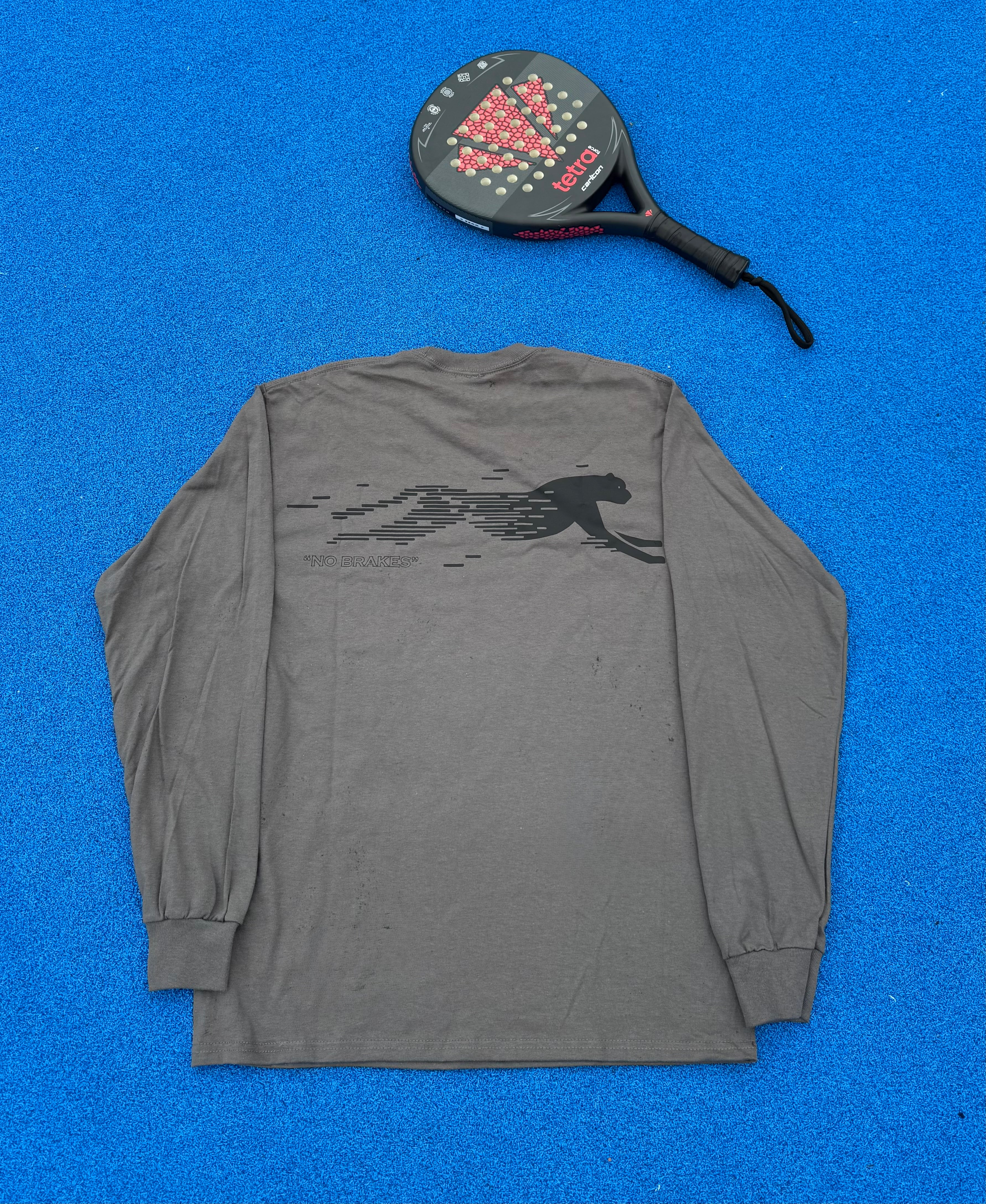 Long sleeve “No brakes” t-shirt (pre-order)