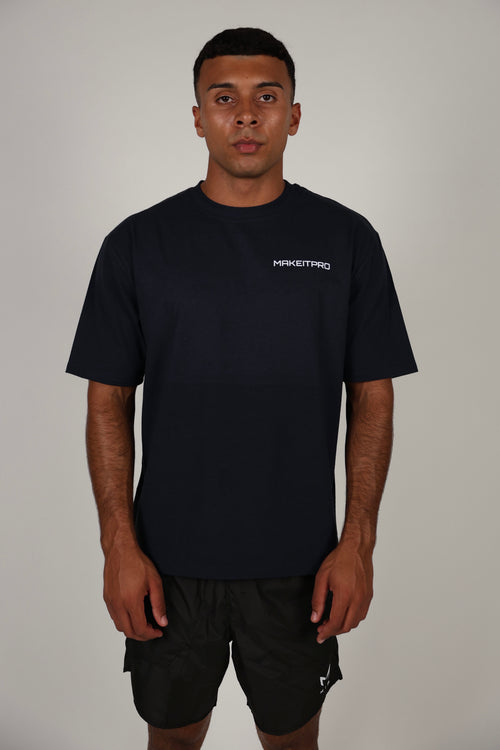 MakeItPro Oversized T-Shirt - Navy Blue